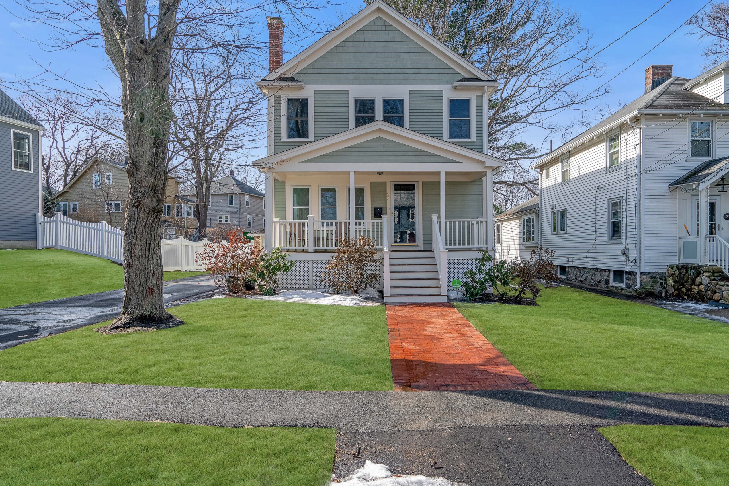 Classic and Renovated Lexington Village Colonial